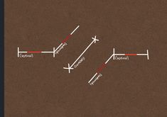 the diagram shows where two planes are going in opposite directions, and one plane is not far from each other