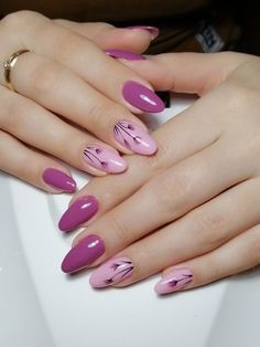 Fancy Nail Art, Art Deco Nails, Nagel Tips, Fancy Nails Designs, Purple Nail, Nail Art Designs Diy, Pretty Nail Art Designs, Nail Art Designs Videos, Pretty Nail Art