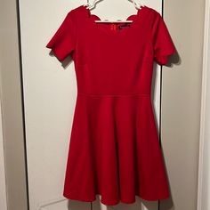 Smak Parlour Fit And Flare Dress, Nwt Never Worn! Very Cute And Comfy Dress, Scallop Details On Neck And Sleeves, Has Pockets! Size Medium, Material Has Some Stretch To It. Lace Hem Dress, Scallop Dress, Cold Shoulder Shift Dress, Mod Print, Floral Ruffle Dress, Scalloped Dress, Preppy Fall, Comfy Dress, Tan Dresses