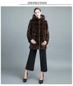 Looking for a warm jacket that not only keeps you cozy but also adds a touch of style to your winter look? Look no further than these fashionable women's jackets. Crafted from genuine leather and mink fur, they offer both warmth and a trendy look. Featuring an eye-catching striped pattern and a fur-trimmed hood, they're perfect for elevating your winter style.Specifications Type: Wide-waisted Thickness: STANDARD Style: Thick Warm Fur Style: Casual Sleeve Style: Regular Sleeve Length(cm): Full Season: Winter Pattern Type: striped Outerwear Type: Real Fur Origin: Mainland China Model Number: TT-01 Material: Fur,Genuine Leather,Mink Fur Hooded: Yes Gender: WOMEN Fabric Type: Silk Cotton Decoration: Fur Craft\Technics: Full Pelt Collar: With Fur Trim Hood Clothing Length: Medium Closure Type: Classic Winter Outerwear For Cold Weather, Elegant Brown Winter Outerwear, Cold Weather Long Coat With Faux Fur Lining, Long Coat With Faux Fur Lining For Cold Weather, Fall Outerwear With Faux Fur Trim For Cold Weather, Fall Parka With Faux Fur Trim, Fall Parka With Faux Fur Trim And Long Sleeves, Fall Parka Long Coat For Winter, Mink Outerwear For Winter Workwear