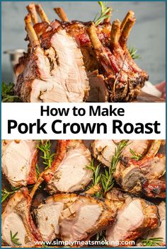 how to make pork crown roast