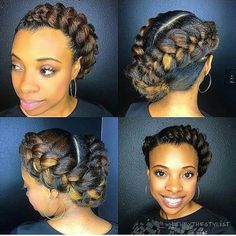 Different Styles Of Braids, Styles Of Braids, Goddess Hairstyle, Side Bun Updo, Braids And Twists, Braid Twist, Halo Braids, Halo Braid, Protective Hairstyles For Natural Hair