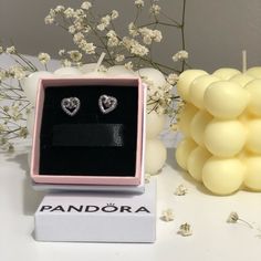 Pandora Heart Swirl Earrings Brand New Pandora Heart Earrings, Pandora Accessories, Hearts Earrings, Pandora Earrings, Pandora Heart, Earrings Aesthetic, Swirl Earrings, Pandora Silver, Queen Of Hearts