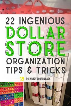 dollar store organization tips and tricks