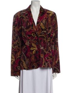 Neiman Marcus BlazerPinkPrintedPointed CollarFlap Pockets & Button ClosureFit:Jackets by Neiman Marcus typically fit true to size. Printed Blazer, Neiman Marcus, Print Patterns, Blazer, Clothes For Women, How To Wear, Clothes