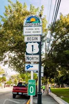 the street sign is clearly visible for all to see in this photo, and it's not far from where you are going