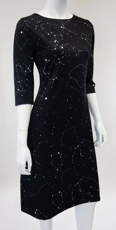 Shenova Fashion | Constellation Dress Star Dress Aesthetic Prom, Astrology Aesthetic Clothes, Astronomer Outfit, Constellation Costume, Astronomy Dress, Star Aesthetic Outfit, Space Outfit Aesthetic, Spacecore Outfits, Celestial Aesthetic Clothes