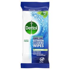 dettol antibacterial bathroom cleaning wipes