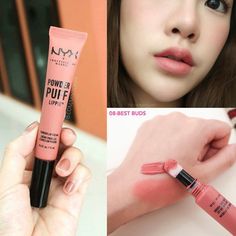 Color Durazno, Lipstick Kit, Lip Makeup Tutorial, Ulzzang Makeup, Makeup Swatches, Kiss Makeup, Eyes Makeup, Lipstick Makeup, Makeup Eyeliner