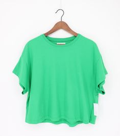 VELVET By Graham & Spencer Rachelle Oversized Crew Neck Tee Acid S $95 D13 Green Drop Shoulder Cotton T-shirt, Sporty Green V-neck T-shirt, Green Relaxed Fit Cotton T-shirt, Affordable Soft-washed Green T-shirt, Green Relaxed Fit Soft-washed T-shirt, Crew Neck Tee, Velvet, Crew Neck, Clothes For Women