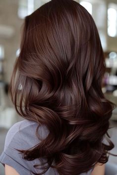 Pelo Chocolate, Dark Chocolate Hair, Dark Fall Hair Colors, Pelo Cafe, Dark Fall Hair, Bob Hair Color