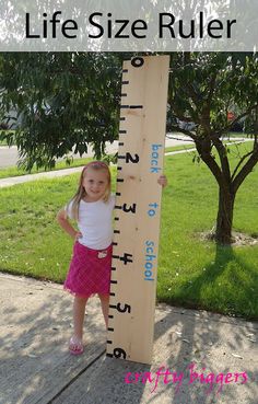 Life Size Ruler for back to school party Giant Ruler, First Day Of School Pictures, 1st Day Of School, School Party, School Themes, School Pictures