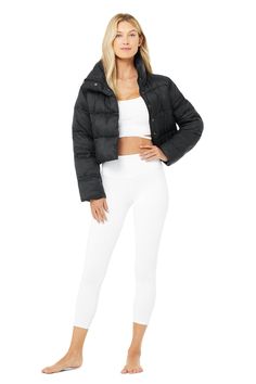 We love the cinched bottom on this luxe, cold-weather puffer — it keeps your core toasty by locking in heat from the waist up. A hidden interior zipper & side-entry, zippered pockets keep you & your stuff secure. Puffer with cinched waist Hidden, zippered pockets Designed & uniquely fit to flatter every size Wear-tested by our in-house team for the perfect fit Alo Yoga® | Gold Rush Puffer Jacket in Black, Size: Large Alo Yoga Long Sleeve Puffer Jacket For Fall, Alo Yoga Long Sleeve Winter Puffer Jacket, Alo Yoga Winter Puffer Jacket, Alo Yoga Nylon Outerwear For Fall, Alo Yoga Winter Outdoor Outerwear, Alo Yoga Winter Puffer Jacket With Long Sleeves, Alo Yoga Fall Puffer Outerwear, Alo Yoga Fall Outerwear In Solid Color, Alo Yoga Winter Outerwear With Pockets