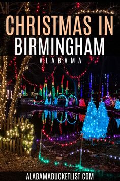 It's that time of year again! Get in the holiday spirit and celebrate Christmas in Birmingham with these adventures for everyone! Christmas in Birmingham Alabama  #birminhamal Christmas In Alabama, Birmingham Christmas, Fun Holiday Activities, Christmas Trips, Alabama Christmas, Alabama Vacation, Christmas Things To Do, Travel Christmas Gifts