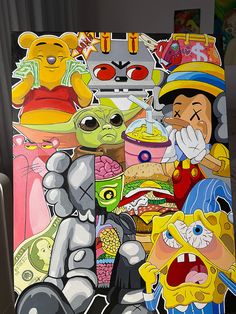 an image of cartoon characters on a poster