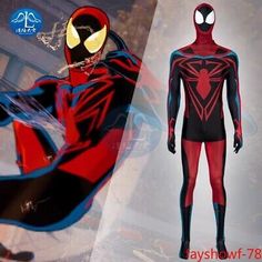 ad eBay - Spider-Man Unlimited Spider-Man Bodysuit Jumpsuit Costume Cosplay Halloween Suit - Buy Now, click the link (eBay) Fitted Multicolor Costumes For Cosplay Events, Multicolor Fitted Costume For Cosplay, Fitted Multicolor Cosplay Costume For Costume Party, Fitted Red Cosplay Costume For Events, Fitted Red Cosplay Costume, Black Long Sleeve Bodysuit For Cosplay, Halloween Costume Long Sleeve Bodysuit, Halloween Long Sleeve Costume Party Bodysuit, Halloween Long Sleeve Bodysuit For Costume Party