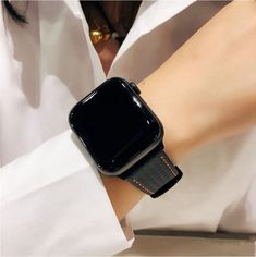 Casual Black Wear-resistant Watch Accessories, Trendy Black Leather Strap Apple Watch Band, Black Wear-resistant Apple Watch Band, Black Wear-resistant Rectangular Apple Watch Band, Wear-resistant Black Rectangular Apple Watch Band, Modern Wear-resistant Black Watch Bands, Trendy Black Apple Watch Band With Bracelet Strap, Trendy Black Bracelet Strap Apple Watch Band, Trendy Black Apple Watch Band