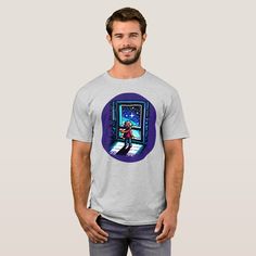 Pixelated Digital Exploration T-Shirt