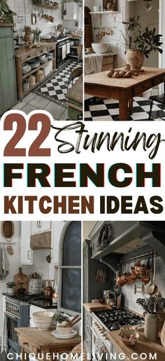 22 Stunning French Country Kitchen Design Ideas 47 22 Stunning French Country Kitchen Design Ideas French Kitchen Ideas, Modern French Kitchen, French Bistro Kitchen, French Cottage Kitchen, Kitchen Styles French, French Provincial Kitchen, French Style Kitchen, French Country Kitchen Designs