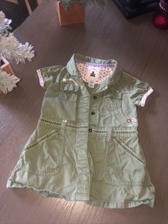 baby gap 💖 cotton dress green sz 18/24 mos. 90s Baby, Baby Gap, Denim Vest, Cotton Dress, Baby Stuff, Cotton Dresses, Green Dress, Baby Clothes, Gap