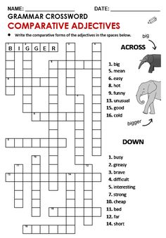 a crossword puzzle with words and pictures to help kids learn how to read the word