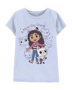 She will love hanging with her Meow-Zing friends in Gabby's Dollhouse! Mercat Gabby's Dollhouse Costume, Gabbys Dollhouse Jeans, Gabby Doll House Birthday Shirt, Gabby Dollhouse Shirt, Gabby Dollhouse Fabric, Gabby Dollhouse, Flamingo Graphic, Friends Tee, Parties Ideas