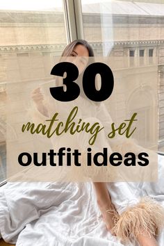 I love the matching set outfit ideas in this post! So many good ones! #matchingsetoutfit #matchingsetoutfittwopieces #matchingsetoutfitsummer Chic Matching Sets, How To Style Matching Set, Matching Set Outfit, Summer Matching Sets, Outfit Ideas For Summer