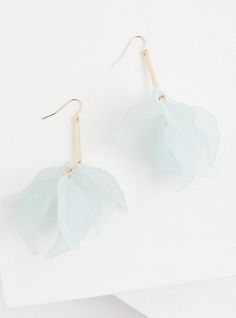 Let your love for these statement earrings blossom thanks to their delicate petal drop design and light blue color.  Hook backs. Base metal. Imported. The best plus size women's light blue petal drop statement earrings in multi. Torrid is your destination for the freshest spring and summer styles. Blue Spring Earrings For Pierced Ears, Blue Spring Earrings, Elegant Light Blue Earrings For Summer, Spring Party Petal-shaped Earrings, Elegant Light Blue Summer Jewelry, Blue Dangle Earrings For Spring, Light Blue Drop Earrings For Summer, Light Blue Flower Jewelry For Spring, Trendy Blue Earrings For Spring