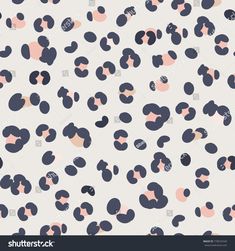 an abstract pattern with pink and black dots on a white background stock photo - image