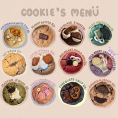 there are many different types of cookies on the plate and one is for each cookie