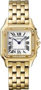 Cartier Yellow Gold Analog Watch, Cartier Analog Watch In Yellow Gold, Gift Cartier Watch, Cartier Analog Watch As Gift, Gift Cartier Analog Watch, Cartier Gold Watch With Rectangular Dial, Gold Cartier Watch With Rectangular Dial, Elegant Cartier Chronograph Watch, Cartier Diamond Watch In Yellow Gold