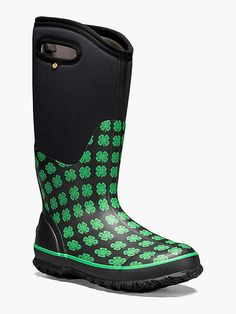 Classic Tall 4-H Women's Waterproof Slip On Snow Boots Farm Boots | Bogsfootwear.com Farm Boots, Outdoor Education, Waterproof Snow Boots, Slip On Boots, Rain Boot, Outdoor Woman, Casual Boots, Boys Shoes, Rainy Day