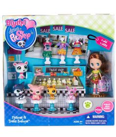 the littlest pet shop toy set is in its box