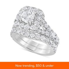 in stock Diamond Bridal Sets, Wedding Matches, Bridal Set, Ring Diamond, White Rose Gold, Sparkle Diamonds, Bridal Sets, Diamond Clarity, Engagement Wedding