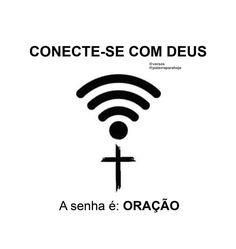 an image of a cross with the words connect se com deus