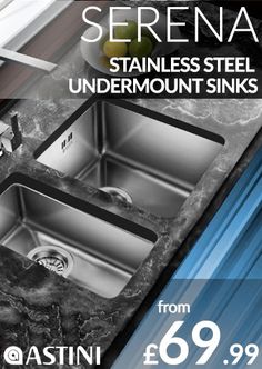 stainless steel undermount sinks from astin $ 69 99 per square foot with free delivery