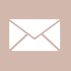 an open envelope with the letter e in white on a pink background, flat layed out