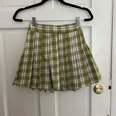 Princess Polly Checkered School Girl Skirt Princess Polly Skirt, Princess Polly, Womens Skirt, Skirt, Green, Women Shopping, How To Wear, Color