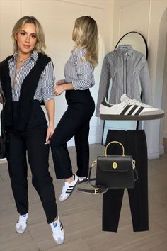 ABSWHLM Arched Full Length Mirror … curated on LTK Jury Duty Outfit, Styling Adidas Samba, Outfit Lunes, Stylish Office Outfits, Looks Aesthetic, Arched Full Length Mirror, Outfits Paris, Cute Professional Outfits