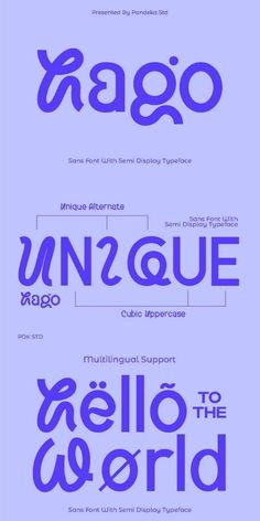 Hago - Unique Sans Font logostunts #logoagency🌜 Font Combinations Adobe, Adobe Fonts Combinations, Cute Handwriting Fonts, Cute Fonts Alphabet, Font Love, Alphabet Logo, Business Fonts, Modern Sans Serif Fonts, Font Combo