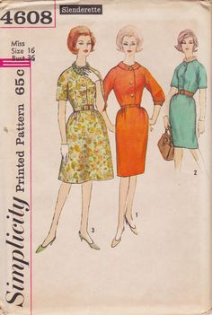 two women's dresses, one with short sleeves and the other with long sleeves