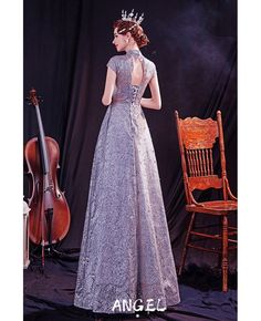 Buy modest bling silver formal party dress with collar cap sleeves at wholesale price online. Free shipping and pro custom service since 2009. Gray Evening Dress For Prom Season Banquet, Gray Evening Dress For Banquet And Prom Season, Silver Sleeveless Dress For Banquet, Formal Short Sleeve Gown For Prom Season, Fitted Cap Sleeve Evening Dress For Gala, Sleeveless Silver Evening Dress For Banquet, Silver Sleeveless Evening Dress For Banquet, Silver Gown For Prom Season Banquet, Silver Gown For Prom Banquet