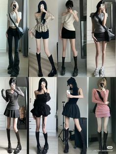 casual outfits, classy outfits, cute outfit, edgy aesthetic Korean Doc Martens Outfit, Perfect Night Lesserafim Outfit, Nana Osaki Aesthetic Outfits, Douyin Outfits Aesthetic Summer, Couqutte Aesthetic Dark Outfits, American Casual, Casual Work Outfit, Casual School Outfits, Casual Summer Outfit