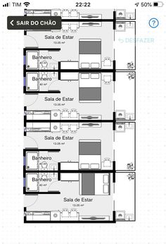 the floor plan for an apartment building