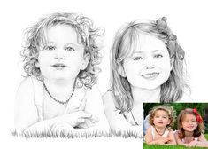 Drawing Children, Person Portrait, Children Drawing, Portrait Pencil, French Ombre, Portrait Drawings