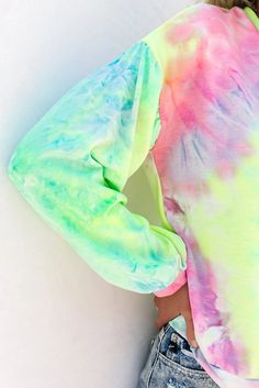 Multicolor Tie-dye Knit Sweatshirt Tie-dye Long Sleeve Sweatshirt For Spring, Tie Dye Sweatshirt For Spring, Tie Dye Long Sleeve Sweatshirt For Spring, Long Sleeve Tie Dye Sweatshirt For Spring, Hand Dyed Multicolor Relaxed Fit Sweatshirt, Casual Multicolor Hand Dyed Sweatshirt, Leather Handbags Crossbody, Winter Sweatshirt, Knit Sweatshirt