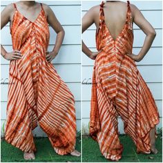 "💥One Size Fits Most Comfortable Tie Dye Hippie Jumpsuits Rompers Pants, Hippie Dress, Wide Legs Jumpsuits, Festival Clothings, Summer Clothing, Harem Dress, Beach Wear 👉Fabric: Soft and Breathable Rayon 👉Adjustable Tie shoulders 👉Boho/Hippe Theme 👉Jumpsuit Length: 48\" 👉Straps Length: 19\" 👉 Tie Dye Method 👉 One Size Fits S-XL Note: Due to the handmade nature of our products, there may be slight variations in patterns or coloring of the jumpsuits ---------------------------------------- Bohemian Beach Overalls And Rompers, Bohemian Style Beach Jumpsuits And Rompers, Bohemian Beach Jumpsuits And Rompers, Bohemian Beach Jumpsuits, Hippie Summer Jumpsuits And Rompers For Vacation, Bohemian Overall Jumpsuits And Rompers For Festival, Bohemian Cotton Jumpsuits And Rompers For Vacation, Bohemian Cotton Jumpsuits And Rompers For Summer, Summer Vacation Hippie Jumpsuits And Rompers