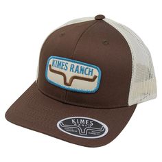 PRICES MAY VARY. Kimes Ranch Adjustable Snapback Mesh Back 6 Panel Hat One Size Fits Most Age range description: Adult Kimes Ranch Unisex Caps Rolling Trucker Fabric: 50% Cotton/ 25% Polyester/ 25% Nylon, Fit: Adjustable Snapback | Mid Profile, Details: Embroidered Patch Logo Black Funnel Cakes, Country Hats, Kimes Ranch, Boots Store, Panel Hat, Womens Baseball Cap, Logo Black, Cool Hats, Embroidered Patch