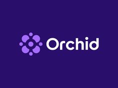 the logo for orchid, an appliance that is designed to look like a flower