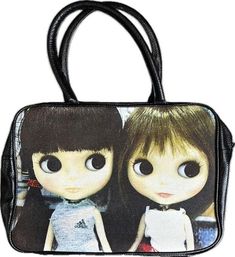 The Bag, Blythe Doll, Cute Bags, Girly Outfits, Printed Bags, Cute Bag, Blythe Dolls, Black Faux Leather